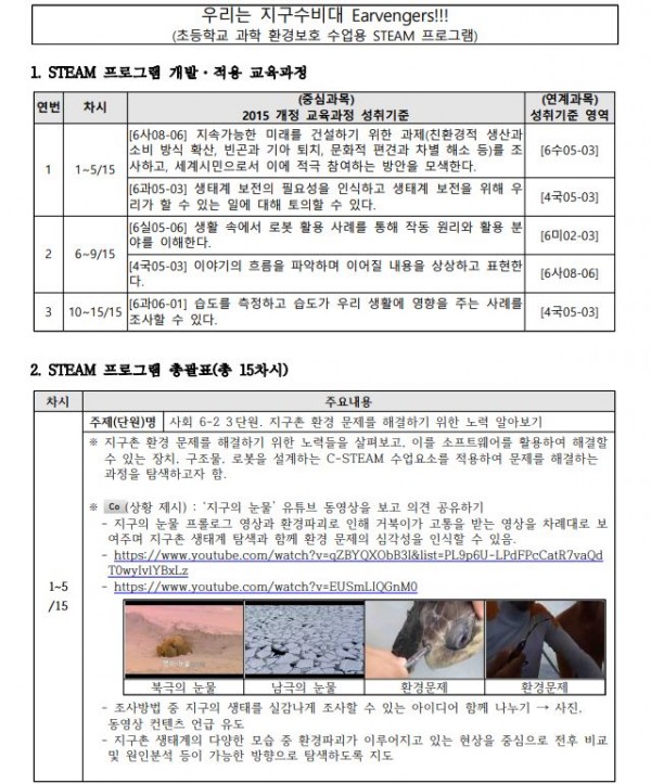 초등학교 고학년 과학 ‘우리는 지구수비대 Earvengers!!!’ 프로젝트1.JPG